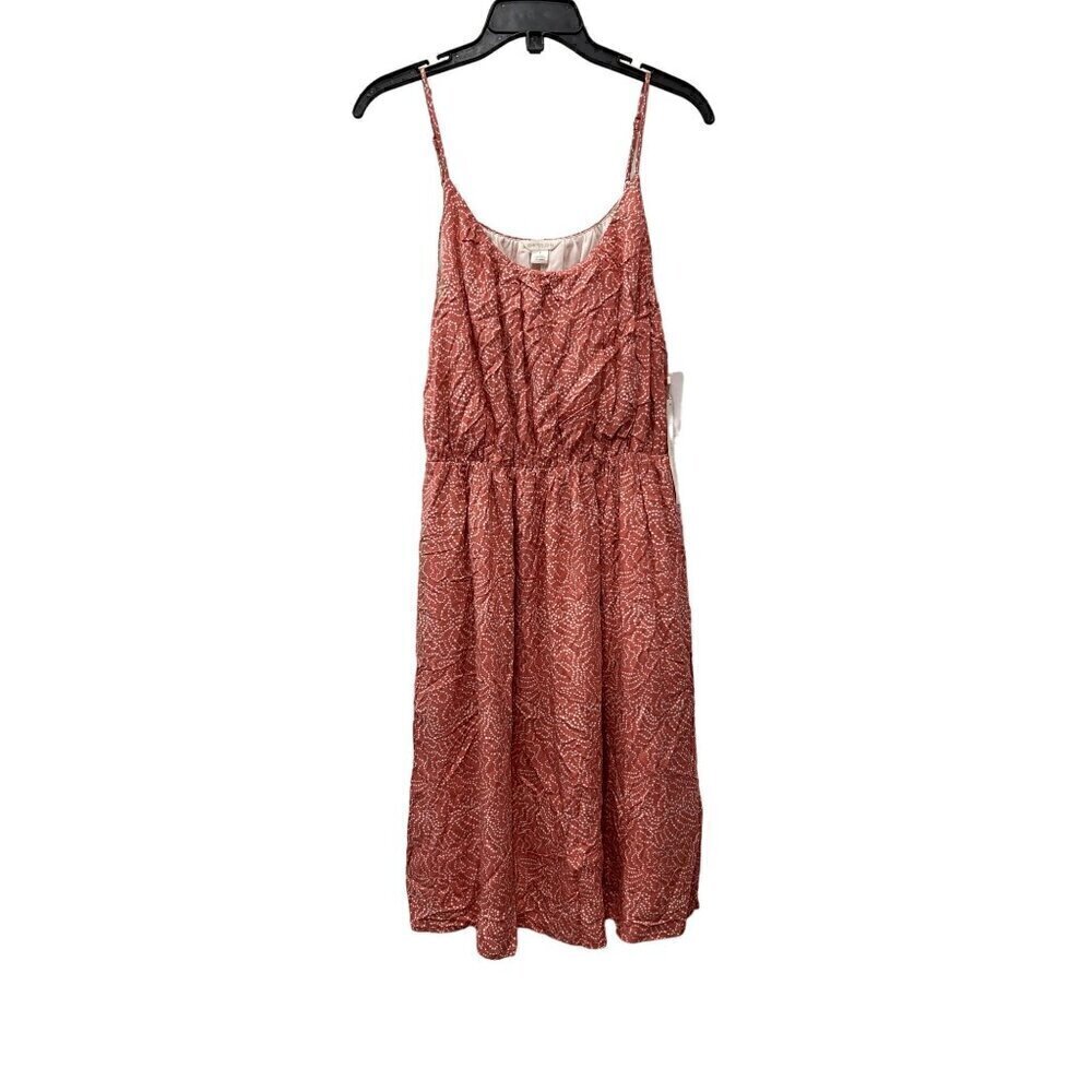 New Caslon Women's Size S Floral Midi Dress Sundress Pink Desert Texture Map